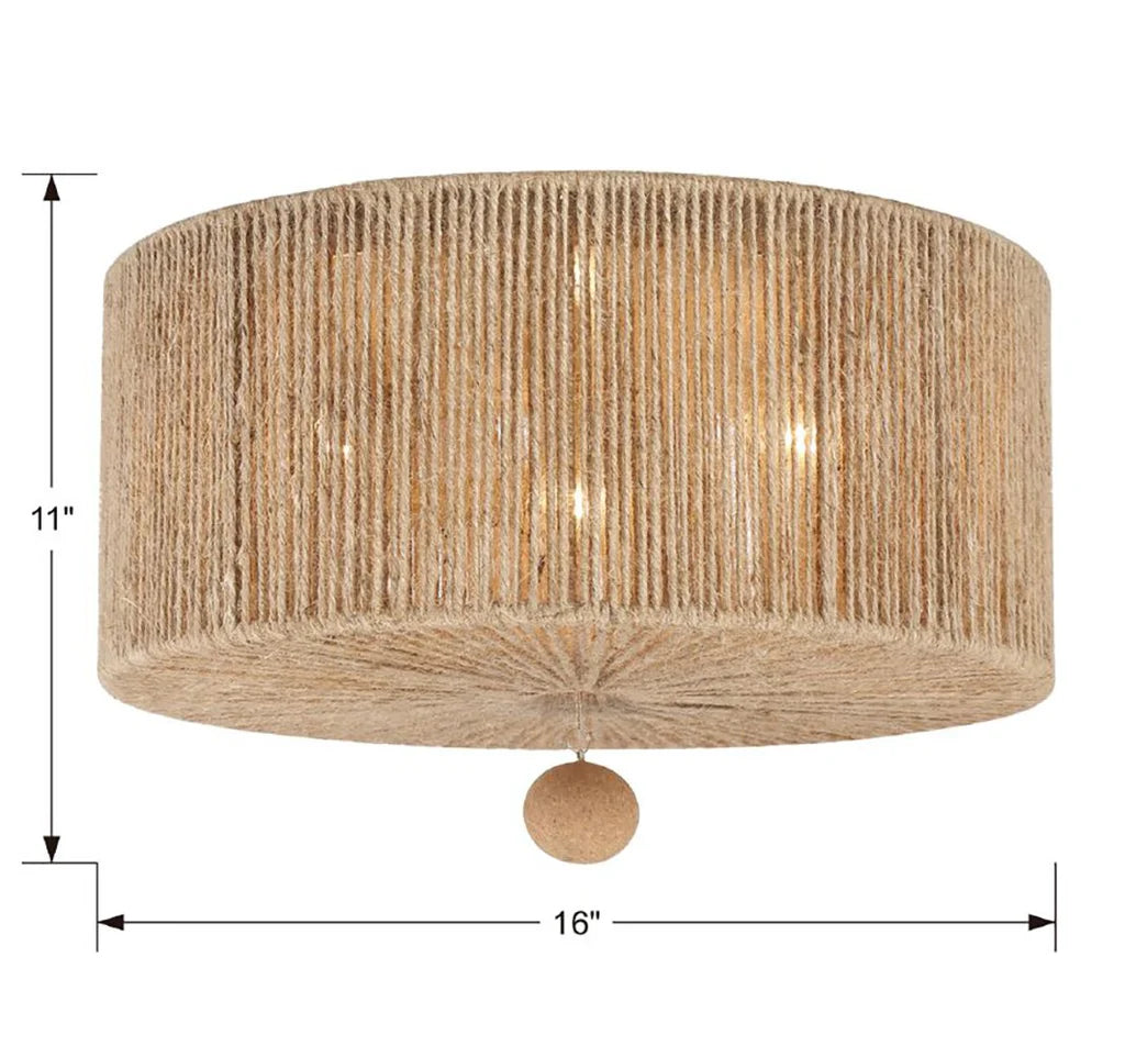 Jessa 3 Light Flush