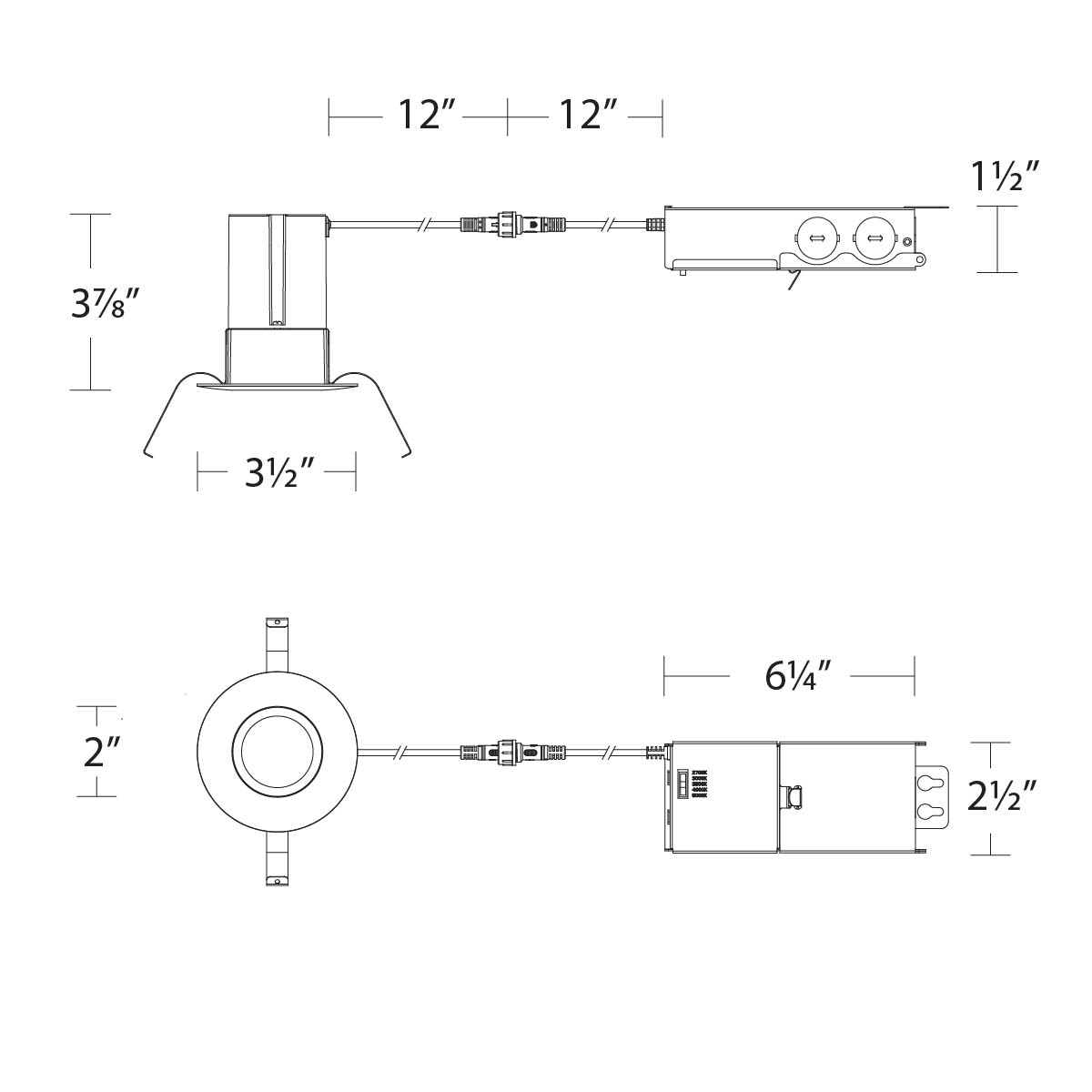 Ion 2″ Round Remodel/New Construction Downlight